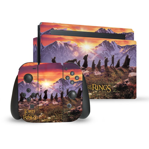 The Lord Of The Rings The Fellowship Of The Ring Graphic Art Group Vinyl Sticker Skin Decal Cover for Nintendo Switch Bundle