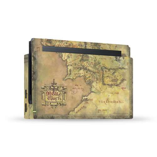 The Lord Of The Rings The Fellowship Of The Ring Graphic Art Map Of The Middle Earth Vinyl Sticker Skin Decal Cover for Nintendo Switch Console & Dock