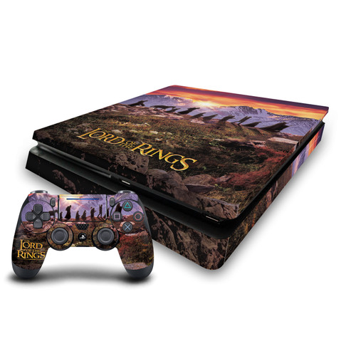 The Lord Of The Rings The Fellowship Of The Ring Graphic Art Group Vinyl Sticker Skin Decal Cover for Sony PS4 Slim Console & Controller