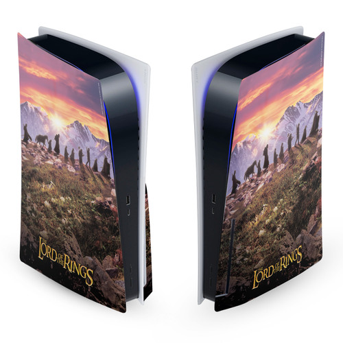 The Lord Of The Rings The Fellowship Of The Ring Graphic Art Group Vinyl Sticker Skin Decal Cover for Sony PS5 Disc Edition Console