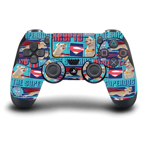 DC League Of Super Pets Graphics Krypto The Superdog Vinyl Sticker Skin Decal Cover for Sony DualShock 4 Controller