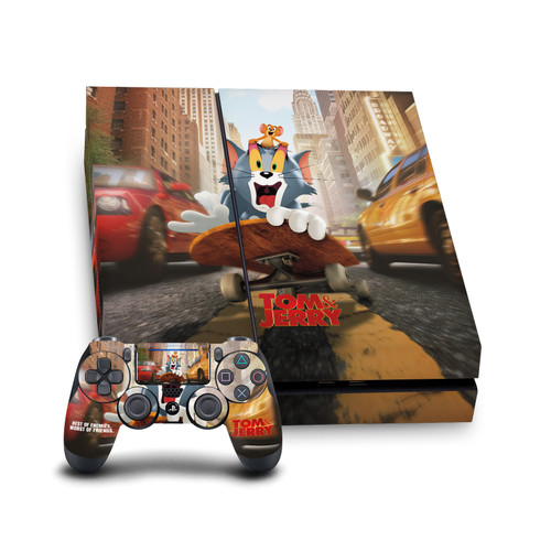 Tom And Jerry Movie (2021) Graphics Best Of Enemies Vinyl Sticker Skin Decal Cover for Sony PS4 Console & Controller