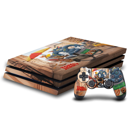 Tom And Jerry Movie (2021) Graphics Real World New Twist Vinyl Sticker Skin Decal Cover for Sony PS4 Pro Bundle