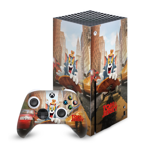 Tom And Jerry Movie (2021) Graphics Best Of Enemies Vinyl Sticker Skin Decal Cover for Microsoft Series X Console & Controller