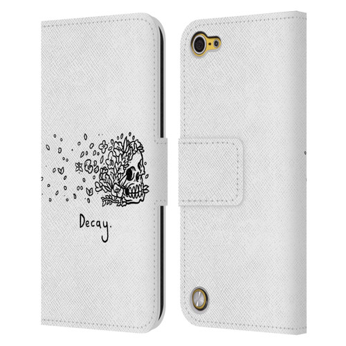 Matt Bailey Skull Decay Leather Book Wallet Case Cover For Apple iPod Touch 5G 5th Gen