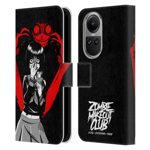 Zombie Makeout Club Art Selfie Leather Book Wallet Case Cover For OPPO Reno10 5G / Reno10 Pro 5G
