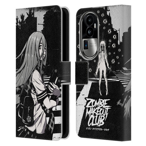 Zombie Makeout Club Art They Are Watching Leather Book Wallet Case Cover For OPPO Reno10 Pro+