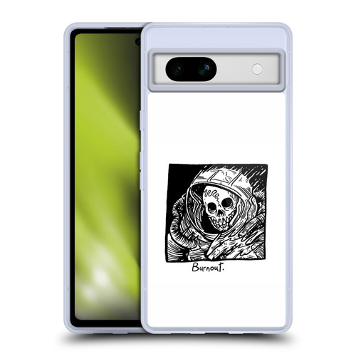 Matt Bailey Skull Burnout Soft Gel Case for Google Pixel 7a