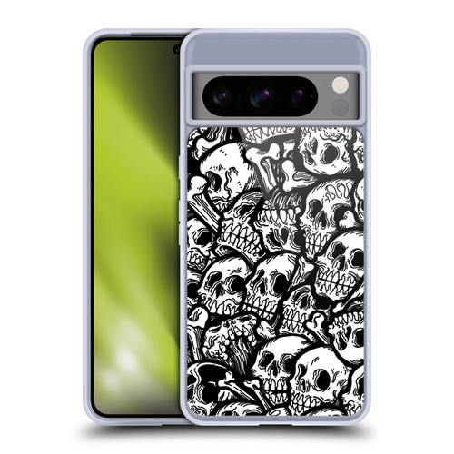 Matt Bailey Skull All Over Soft Gel Case for Google Pixel 8 Pro