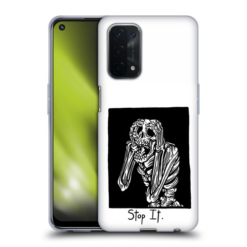 Matt Bailey Skull Stop It Soft Gel Case for OPPO A54 5G