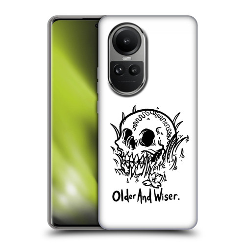 Matt Bailey Skull Older And Wiser Soft Gel Case for OPPO Reno10 5G / Reno10 Pro 5G