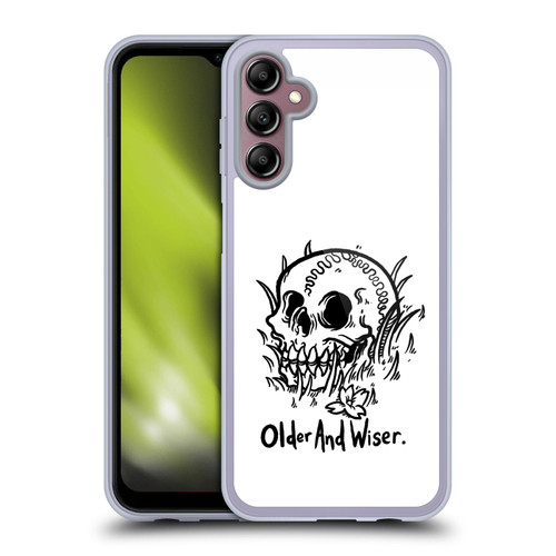 Matt Bailey Skull Older And Wiser Soft Gel Case for Samsung Galaxy A14 5G