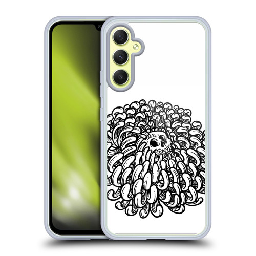 Matt Bailey Skull Flower Soft Gel Case for Samsung Galaxy A34 5G