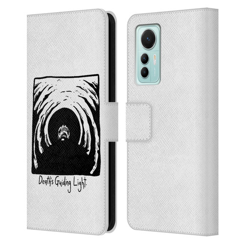 Matt Bailey Skull Deaths Guiding Light Leather Book Wallet Case Cover For Xiaomi 12 Lite