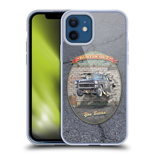 Larry Grossman Retro Collection Bustin' Out '55 Gasser Soft Gel Case for Apple iPhone 12 / iPhone 12 Pro