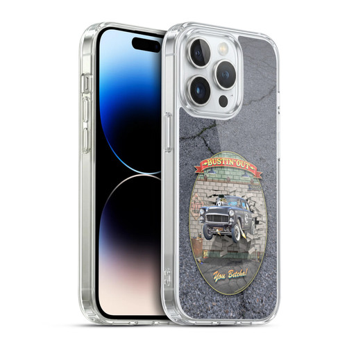 Larry Grossman Retro Collection Bustin' Out '55 Gasser Soft Gel Case for Apple iPhone 14 Pro & MagSafe