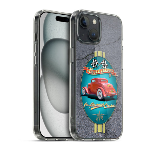 Larry Grossman Retro Collection Deuce Coupe Classic Soft Gel Case for Apple iPhone 15 & MagSafe