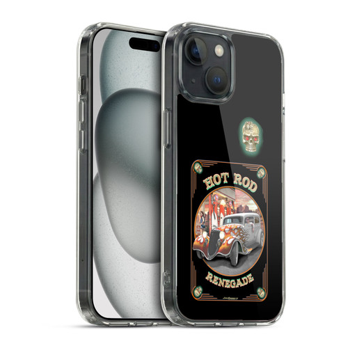 Larry Grossman Retro Collection Hot Rod Renegade Soft Gel Case for Apple iPhone 15 & MagSafe