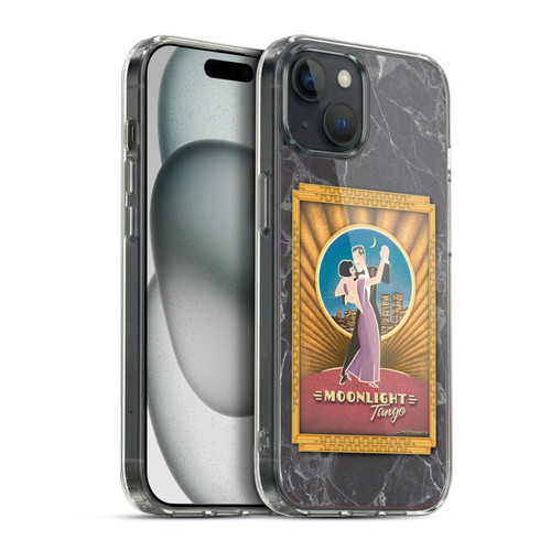Larry Grossman Retro Collection Moonlight Tango Soft Gel Case for Apple iPhone 15 Plus & MagSafe