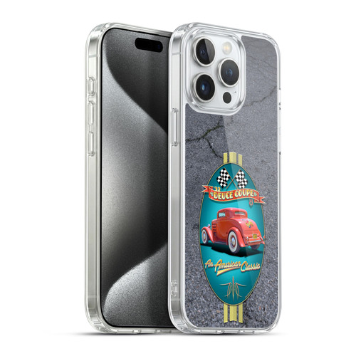 Larry Grossman Retro Collection Deuce Coupe Classic Soft Gel Case for Apple iPhone 15 Pro Max & MagSafe