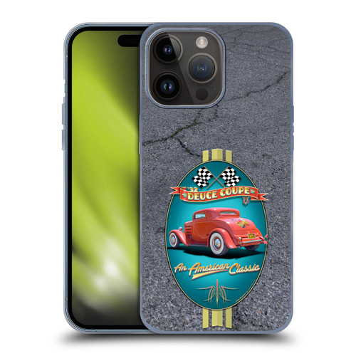 Larry Grossman Retro Collection Deuce Coupe Classic Soft Gel Case for Apple iPhone 15 Pro Max