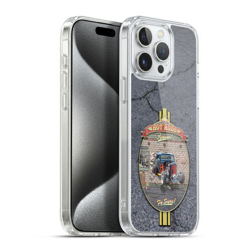 Larry Grossman Retro Collection Hot Rods Forever Soft Gel Case for Apple iPhone 15 Pro Max & MagSafe