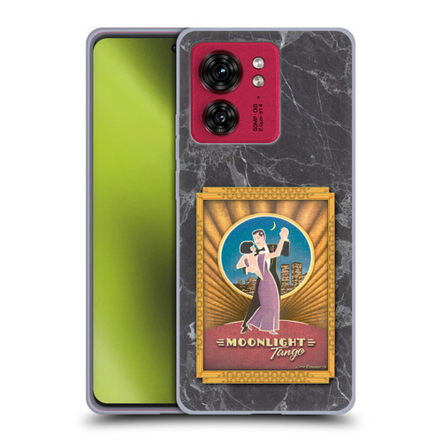 Larry Grossman Retro Collection Moonlight Tango Soft Gel Case for Motorola Moto Edge 40