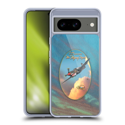 Larry Grossman Retro Collection P-40 Warhawk Flying Tiger Soft Gel Case for Google Pixel 8