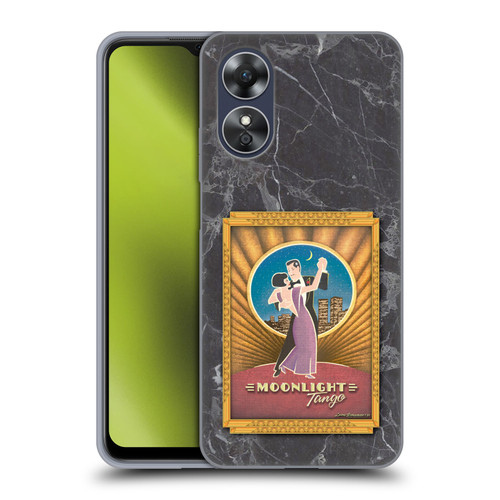 Larry Grossman Retro Collection Moonlight Tango Soft Gel Case for OPPO A17