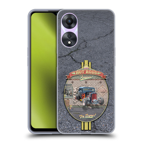 Larry Grossman Retro Collection Hot Rods Forever Soft Gel Case for OPPO A78 5G