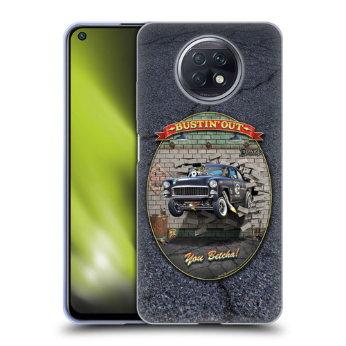 Larry Grossman Retro Collection Bustin' Out '55 Gasser Soft Gel Case for Xiaomi Redmi Note 9T 5G