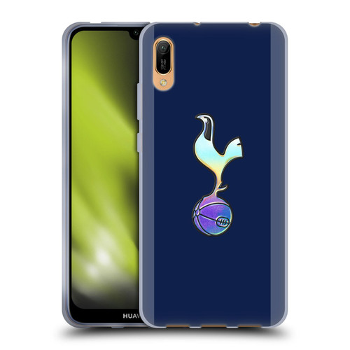Tottenham Hotspur F.C. 2023/24 Badge Dark Blue and Purple Soft Gel Case for Huawei Y6 Pro (2019)
