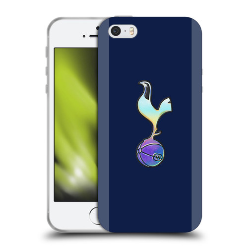 Tottenham Hotspur F.C. 2023/24 Badge Dark Blue and Purple Soft Gel Case for Apple iPhone 5 / 5s / iPhone SE 2016