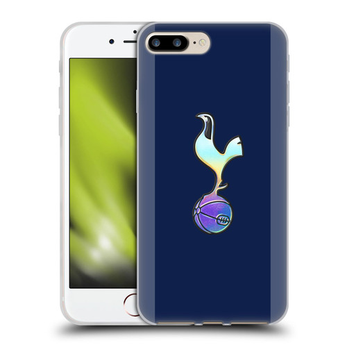 Tottenham Hotspur F.C. 2023/24 Badge Dark Blue and Purple Soft Gel Case for Apple iPhone 7 Plus / iPhone 8 Plus