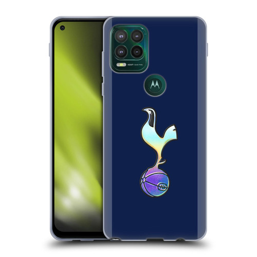 Tottenham Hotspur F.C. 2023/24 Badge Dark Blue and Purple Soft Gel Case for Motorola Moto G Stylus 5G 2021