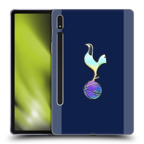 Tottenham Hotspur F.C. 2023/24 Badge Dark Blue and Purple Soft Gel Case for Samsung Galaxy Tab S8