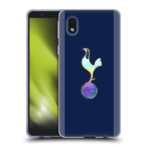 Tottenham Hotspur F.C. 2023/24 Badge Dark Blue and Purple Soft Gel Case for Samsung Galaxy A01 Core (2020)