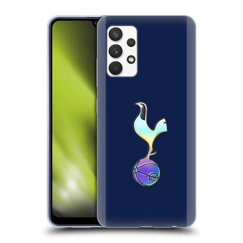 Tottenham Hotspur F.C. 2023/24 Badge Dark Blue and Purple Soft Gel Case for Samsung Galaxy A32 (2021)
