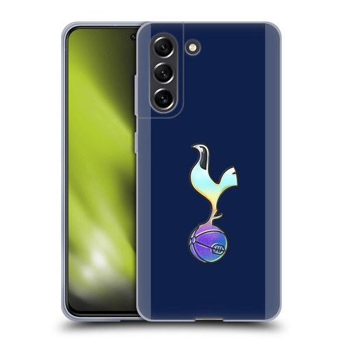 Tottenham Hotspur F.C. 2023/24 Badge Dark Blue and Purple Soft Gel Case for Samsung Galaxy S21 FE 5G