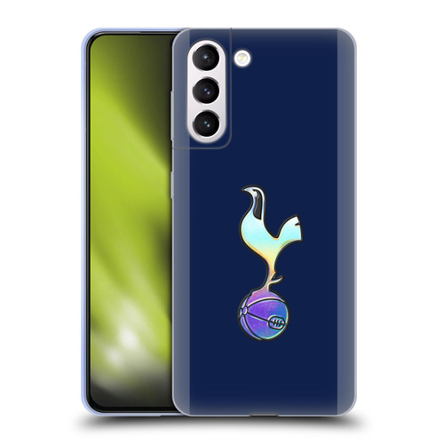 Tottenham Hotspur F.C. 2023/24 Badge Dark Blue and Purple Soft Gel Case for Samsung Galaxy S21+ 5G