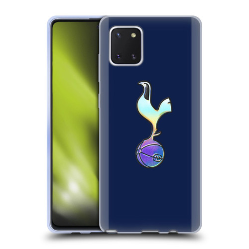 Tottenham Hotspur F.C. 2023/24 Badge Dark Blue and Purple Soft Gel Case for Samsung Galaxy Note10 Lite