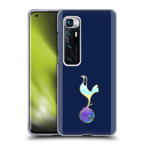 Tottenham Hotspur F.C. 2023/24 Badge Dark Blue and Purple Soft Gel Case for Xiaomi Mi 10 Ultra 5G