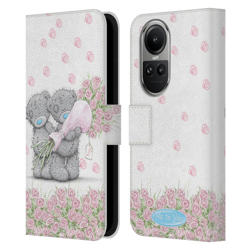 Me To You ALL About Love Pink Roses Leather Book Wallet Case Cover For OPPO Reno10 5G / Reno10 Pro 5G