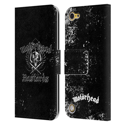 Motorhead Album Covers Bastards Leather Book Wallet Case Cover For Apple iPod Touch 5G 5th Gen