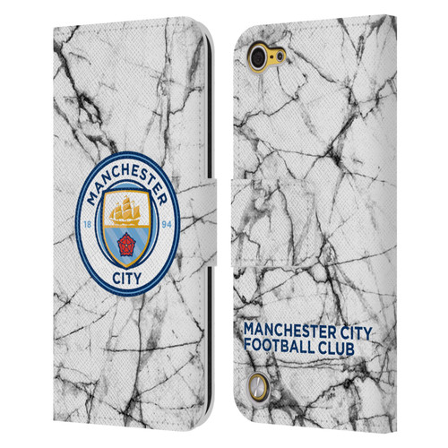 Manchester City Man City FC Marble Badge Full Colour Leather Book Wallet Case Cover For Apple iPod Touch 5G 5th Gen