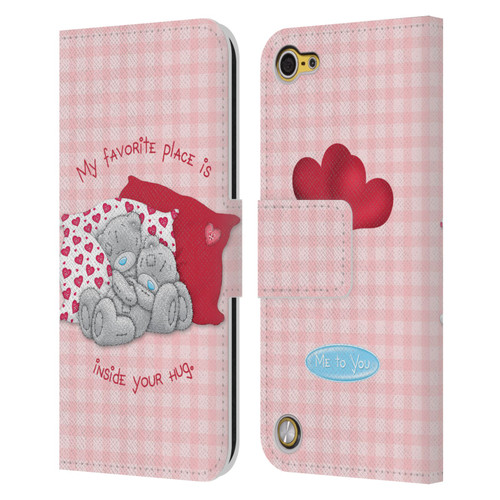 Me To You Classic Tatty Teddy Hug Leather Book Wallet Case Cover For Apple iPod Touch 5G 5th Gen