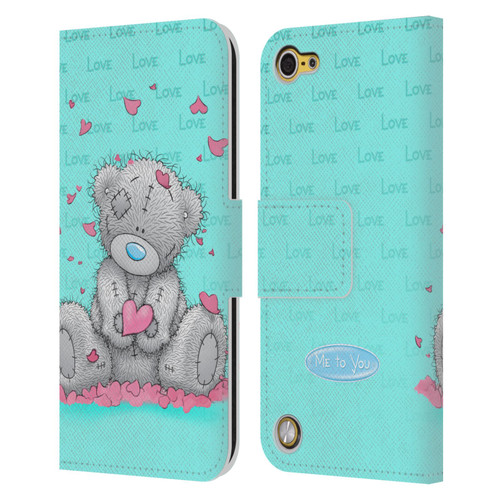 Me To You Classic Tatty Teddy Love Leather Book Wallet Case Cover For Apple iPod Touch 5G 5th Gen