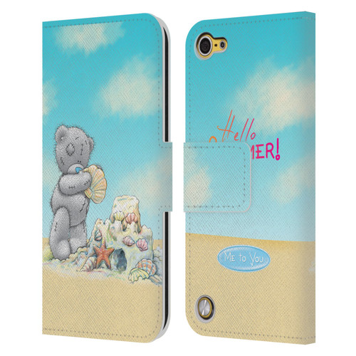 Me To You Classic Tatty Teddy Summer Leather Book Wallet Case Cover For Apple iPod Touch 5G 5th Gen