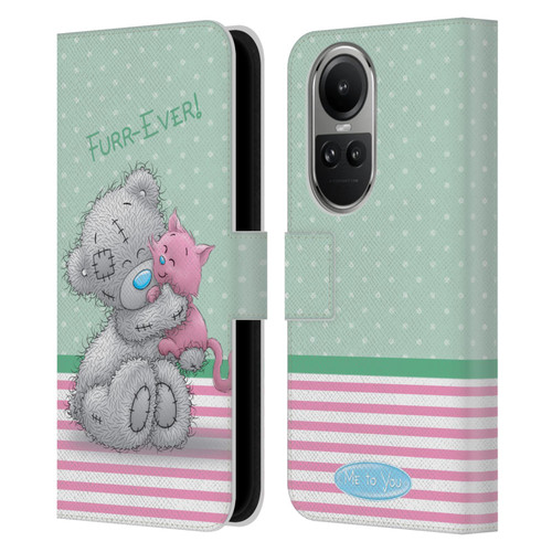Me To You Classic Tatty Teddy Cat Pet Leather Book Wallet Case Cover For OPPO Reno10 5G / Reno10 Pro 5G