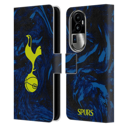 Tottenham Hotspur F.C. 2021/22 Badge Kit Away Leather Book Wallet Case Cover For OPPO Reno10 Pro+